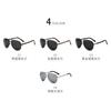 Gafas de sol polarizadas Defeng 5820 con patas de resorte, estilo aviador, montura grande para hombre