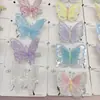Novo Estilo Infantil Estilo Fada Estilo Antigo Grampo de Cabelo de Rede Borboleta com Lantejoulas Grampo Lateral para Franja de Meninas Pequenas Acessório de Cabelo