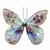 Nuevo colgante de mariposa acrílico creativo transfronterizo para decoración de interiores de coche, mochila, llavero, decoración del hogar