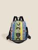 Mochila Estilo Étnico Boêmio Transfronteiriça Comércio Exterior Grande Capacidade Antifurto Bolsa de Viagem Mochila Escolar para Meninas