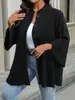 Europeu e Americano Transfronteiriço 2026 Primavera Nova Lã Feminina Roupa Tamanho Grande Solta Moda Versátil Casual Jaqueta Atacado