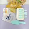 Juego completo de vajilla para pastelería, plato desechable de papel grueso, vajilla para pastel, suministros para la vida diaria, cuchillo y tenedor.