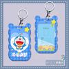 Set de Tarjeta de Acceso para Autobús/Metro Doraemon Creativo Lindo de Dibujos Animados con Lanyard Largo para el Cuello Tarjeta de Estudiante de Jardín de Niños