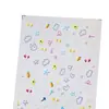 Celebridade da internet Adesivos de graffiti para unhas em relevo tridimensional dopamina linha amor rosto sorridente decorações adesivas coloridas para unhas