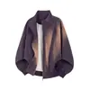 Jaqueta elegante para homens, Coleção Primavera/Outono 2025, apresentando uma marca ins de alta rua na moda, estilo de Hong Kong, estilo japonês, estilo Harajuku e estilo coreano, com corte solto