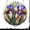 Nova Decoração de Janela Pendurada Captadora de Luz de Quebra-Cabeça Acrílico da Amazon, Cena Colorida do Rio Moonlight, Decoração de Janela de Jardim 8