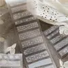 Livro Ilustrado Mo Mo Rasgável à Mão Fita Adesiva PET Recortada com Faca Branca Material Base Criativo Versátil para DIY Journaling Decoração Camada de Base