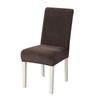 Funda de Silla de Terciopelo Zorro Plateado Funda Universal Elástica de Cuatro Estaciones para Silla de Comedor Sala de Estar de Hotel Funda de Silla de Terciopelo a Prueba de Polvo