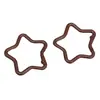 1 Llavero de Estrella de Cinco Puntas Pintado de Aleación Colorida Cadena para Llavero Hecha a Mano Accesorios de Joyería para Colgar en Bolsos Paquete de Materiales