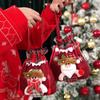 Saco de maçã de Natal Ping An fruta Desenho animado criativo fofo meias de Natal para crianças presente de jardim de infância saco de embalagem de doces