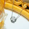 Colar feminino de aço titânio que não desbota, elegante e versátil, com corrente para clavícula, estilo romântico, banhado a ouro e cobre, inspirado na moda atual.