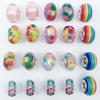 Mezcla de 200 estilos opcionales color resina cuentas Europeas y Americanas DIY con cuentas Joker básico accesorios de hueso de serpiente material para pulseras bolsa