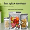 Atacado de fábrica saco selado em três lados metalizado Yin Yang com zíper embalagem plástica para alimentos equipamentos de pesca saco selado bolsa para acessórios 3C