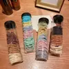 Banda de Goma Básica Banda de Goma Macaron Cuerda Elástica Alta para el Cabello Accesorios para el Cabello Banda para el Cabello con Hilo Sin Costuras Cuerda para la Cabeza Joyería al por Mayor