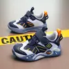 Zapatos deportivos de cuero impermeables para niños de primavera y otoño, zapatillas para correr para niños mayores, zapatillas de baloncesto antideslizantes de suela blanda para niños
