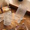 Copo de Água Feminino de Vidro Medieval Francês Luxo Leve High-End para Suco Bebida Fria Cerveja Vinho Tinto Chá de Leite Café