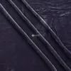 Isla de Tela Púrpura Profundo Terciopelo de Seda Brillo de Seda de Mora Tela de Terciopelo de Alta Calidad Tela de Color Sólido Tela para Vestido Camisa
