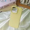 Funda Protectora para Teléfono Móvil de Arroz Glutinoso de Color Puro con Agujero Grande Adecuada para Teléfono Móvil Apple 17/16Promax Material Todo Incluido
