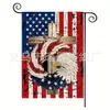 Bandera Caliente de Amazon para el 4 de Julio Día de la Independencia Decoración Exterior Día de los Caídos Bandera de Jardín de Lino
