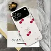 Funda Rosa Estrella Cereza para Apple 14, Película Doble Capa Premium para Mujer Cobertura Total iPhone 17, Venta al por Mayor para Exportación