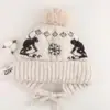 Nuevo gorro de punto Fair Isle para otoño e invierno, estilo coreano, diseño que adelgaza la cara, engrosado para abrigar, gorro de punto que cubre las orejas