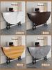 Mesa Dobrável Mesa de Jantar Doméstica Pequeno Apartamento Mesa de Jantar Quarto de Aluguel Mesa de Jantar Simples Moderna Simples 10 Pessoas Novo Produto