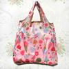 Bolsa de Compras Plegable Nueva Supermercado Transfronteriza Bolsa Tote Portátil de Tela Floral Bolsa Tote de Compras de Supermercado Bolsa de Comestibles