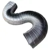 Conducto Rígido de Ventilación Corrugado Ignífugo de Papel de Aluminio Manguera de Escape Expandible de Aluminio Puro Tubería de Calentador de Agua para Extracción de Humo con Resistencia a Presión Media