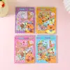 Amazon Transfronterizo Colección de Pegatinas de Paisajismo en Miniatura de Dibujos Animados Libro de Pegatinas para Niños Pegatinas de Escena Visual Estéreo Apilables DIY
