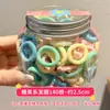 Elásticos de Cabelo Infantis Que Não Danificam o Cabelo, Presilhas Coloridas para Bebê do Tamanho do Polegar, Argolas de Cabelo de Toalha para Meninas, Elásticos de Cabelo de Alta Elasticidade