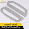 Adequado para 18 Camry painel frontal em ambos os lados da saída de ar moldura decorativa saída de ar de aço inoxidável acessórios de moldura brilhante