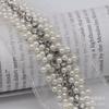 Encaje de perlas de diamante con cuentas hecho a mano en Corea, bricolaje, industria pesada, ropa, accesorios para el cabello, zapatos y sombreros de boda, accesorios al por mayor
