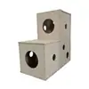 Gato de brinquedo com desconto túnel de escalada para gatos placa arranhadora para gatos combinação ninho de gato integrado simples resistente a arranhões resistente à mordida casa de gato Canal