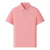Playeras tipo polo sin costuras personalizadas de manga corta para team building de empresa, exposiciones de hotel y ropa de trabajo con camisetas con cuello estampadas