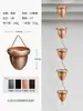 Nueva Cadena de Lluvia Estilo Chino de Cobre para Patio de Villa, Jap