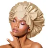 Amazon Explosiones Paté Lazo Cinta Seda Imitación Ala Ancha Ducha Lunar Gorro Belleza Peluquería Diadema Gorro de Noche Grande