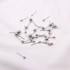 Brincos Pequenos de Bola Brincos Femininos Agulha Fina Furos de Orelha Contas Redondas Aço Titânio Contas Leves Brincos de Aço Inoxidável Osso da Orelha Masculino Simples Coreano