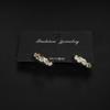 Pendientes de circonita de colores para chica sexy del milenio, pendientes para mujer pequeños, exquisitos, combinables, nuevos y populares, pendientes personalizados