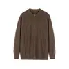 Suéter Cárdigan de Punto Retro Japonés para Hombres y Mujeres, Chaqueta Perezosa con Cremallera y Cuello Alto de Otoño e Invierno, Top Versátil Holgado para Pareja