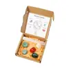 Doce Constelaciones Conjunto de Piedra Cruda de Cristal Cristal Natural Varilla de Yeso Marroquí Piedra de Yoga Caja de Conjunto de Cristal Artesanías