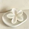 Pinza Grande de Garra Difusa de Plumeria de Alta Gama para Recogido en la Parte Trasera de la Cabeza Pinza Tiburón Peinado Semi-Recogido Accesorio de Cabello de Moda