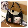 Diseño Único Versión Tarjeta Pequeña Bidimensional Bolso de Hombro Cruzado, Bolso Básico de Grano Pequeña Capacidad, Bolso para Dolor, Bolso para Bebé para Mujeres