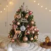 Set de Árbol de Navidad de Venta Caliente Transfronteriza Diseño de Escena Navideña Escritorio de Oficina DIY Accesorios Adornos