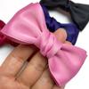 Horquilla con lazo rojo vino dulce para niña, estilo japonés y coreano, hecha a mano, original, estilo coreano, con clip lateral, para flequillo, tocado para niña