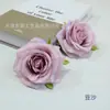Flores de Rosa Estilo Francés Personalizadas, Flores Artificiales de Alta Gama, Cabezas de Rosa de Seda, Arreglos Florales para Bodas, Flores Falsas para DIY