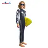 Traje de Buceo Dive&Sail para Niños 1.5mm Hombres Engrosado Cálido de una Pieza Manga Larga Prueba de Frío Snorkel Surf Traje contra Medusas