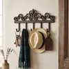 Gancho Abstrato Criativo Retro de Ferro Fundido Nórdico para Casa, Pousada, Vila, Jardim, Pátio, Decoração de Parede de Design Exterior