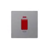 Enchufe Inglés Ultra-delgado de 13A Enchufe Universal de Tres Agujeros para Comercio Exterior Interruptor de Pared Enchufe Oculto Doméstico de Una Apertura Doble Control Monoconexión