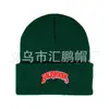 Chapéu de Lã Tendência Europeu e Americano Popular Outono e Inverno Chapéu de Tricô Bordado Backwoods Chapéu Pulôver Hip-Hop