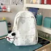 Mochila escolar estilo coreano para meninas do ensino fundamental, nicho INS, alta (alto valor de aparência), alunos do ensino fundamental, grande capacidade, leve, mochila feminina